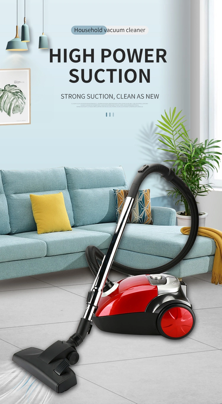 High Efficiency Canister Vacuum Cleaner Bagged Vacuums