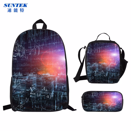 Sublimation Lunch Tote Bag Backpack School Bags